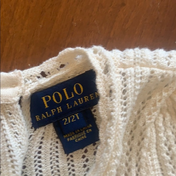 2T Ralph Lauren ivory sweater. - Picture 7 of 7